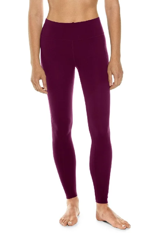 The Epitome Of Modern Women's Fashion Women's High-Rise Asana Yoga Leggings | Plum