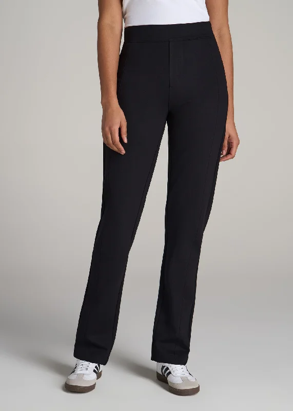 Bold Fashion Pull on Slim Dress Pants Women's in Black