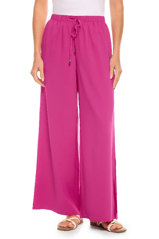 Chic Women's Clothing Women's Petra Wide Leg Pants | Magnolia Pink