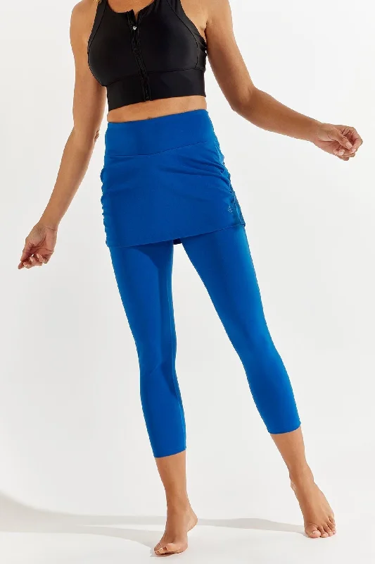 Flash Sale Now Women's Shorebreak Skirted Swim Tights | Marine Blue