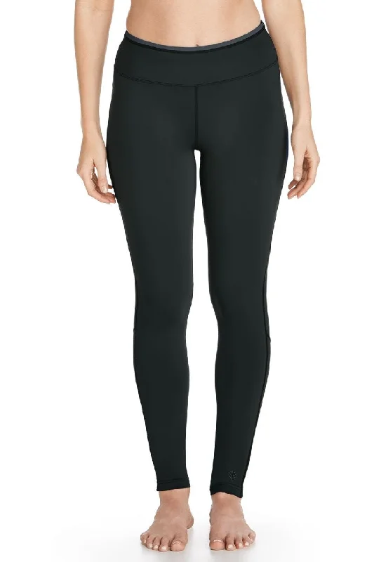 Comfort First Women's Fashion Women's Santa Cruz Swim Leggings | Black