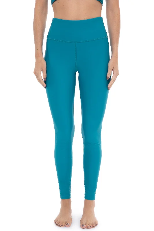 Limited Time Deal Women's Ocean Sculpt High Rise Swim Legging  | Tahitian Teal