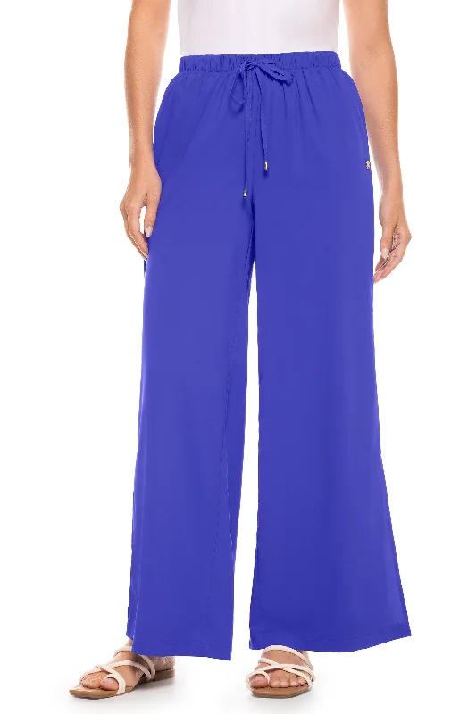 High-End Women's Apparel Women's Petra Wide Leg Pants | Baja Blue