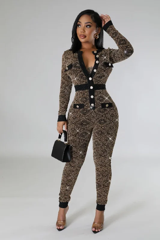 Women's Clothing Sale Fall Strolls Jumpsuit