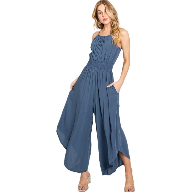 Style Upgrade Moments to Remember Smock Waist Jumpsuit