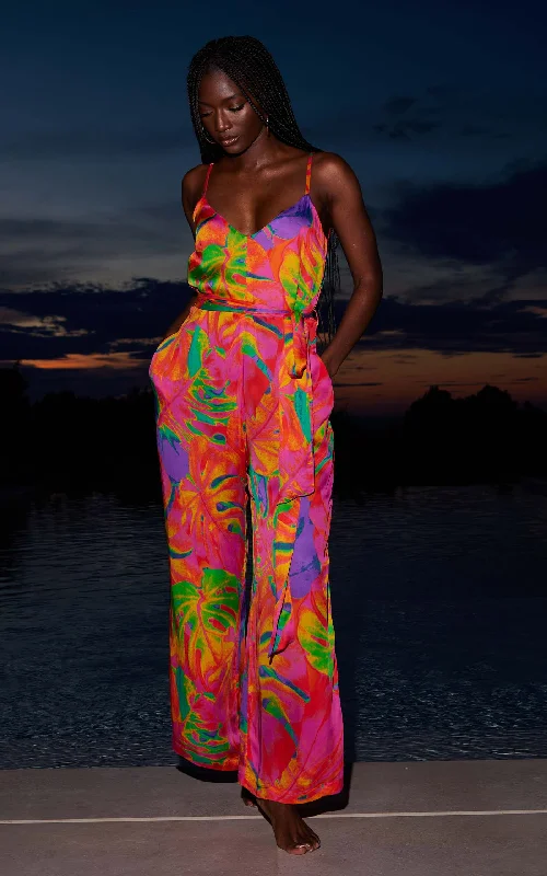 Versatile Outfits HALO Cayman Jumpsuit in Hot Tropic