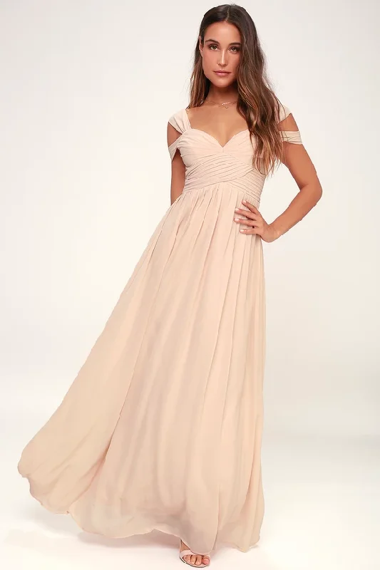 Stylish Dresses for Women Make Me Move Blush Pink Maxi Dress