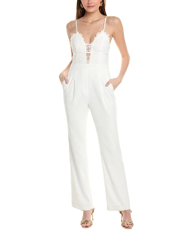 Women's Clothing Reiss Cora Lace Top Jumpsuit