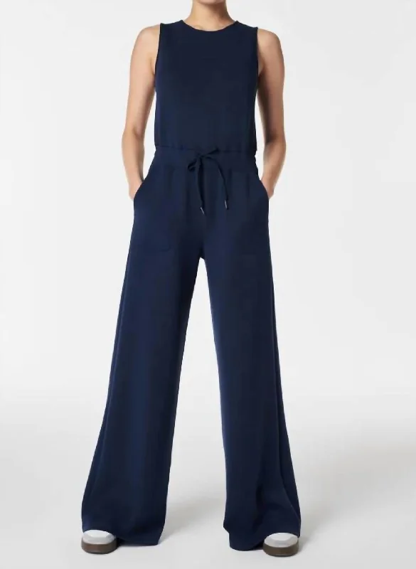 Women's Online Boutique Airessentials Jumpsuit In Timeless Navy