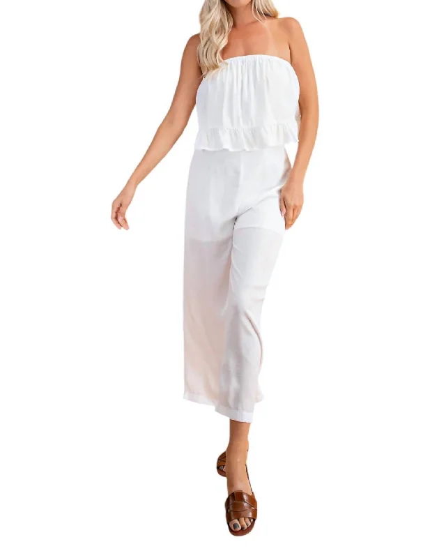 Casual Style for Busy Women Halo Jumpsuit In White