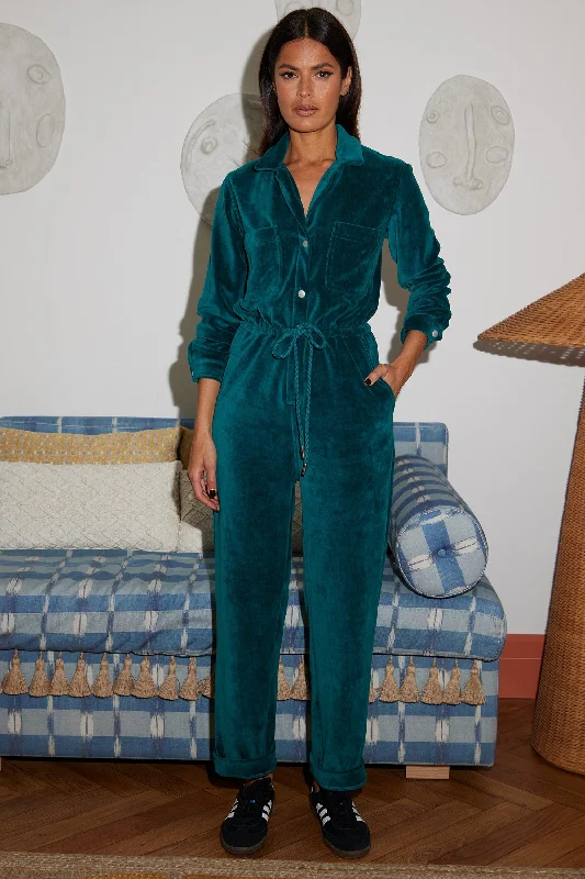 Seasonal Fashion Katsumi Jumpsuit In Pine Green