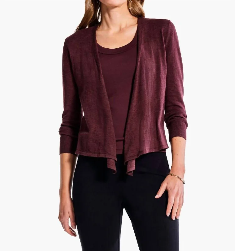 Sale On Sale All Year 4 Way Cardigan In Redwood