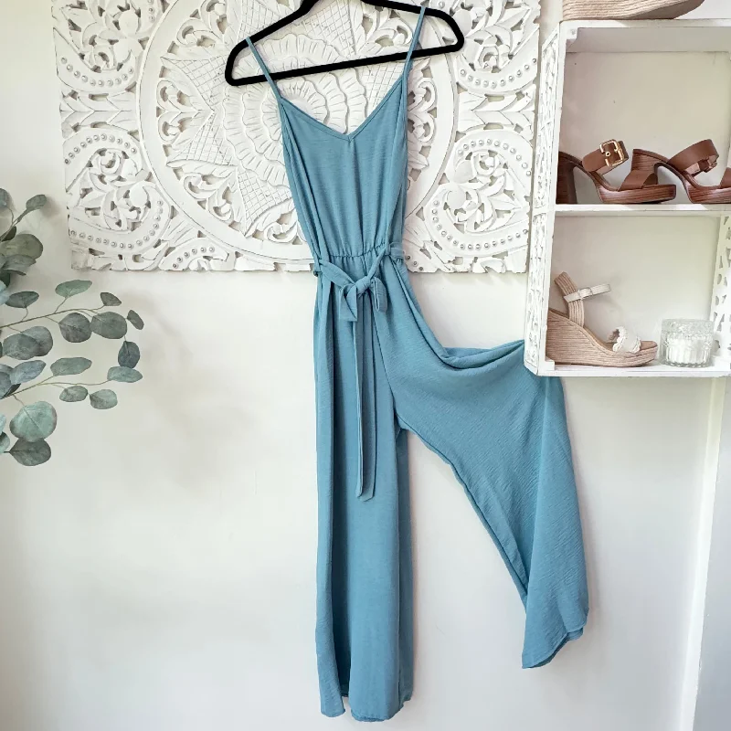 Elegant Clothing Chic Always Blue Wide Leg Jumpsuit