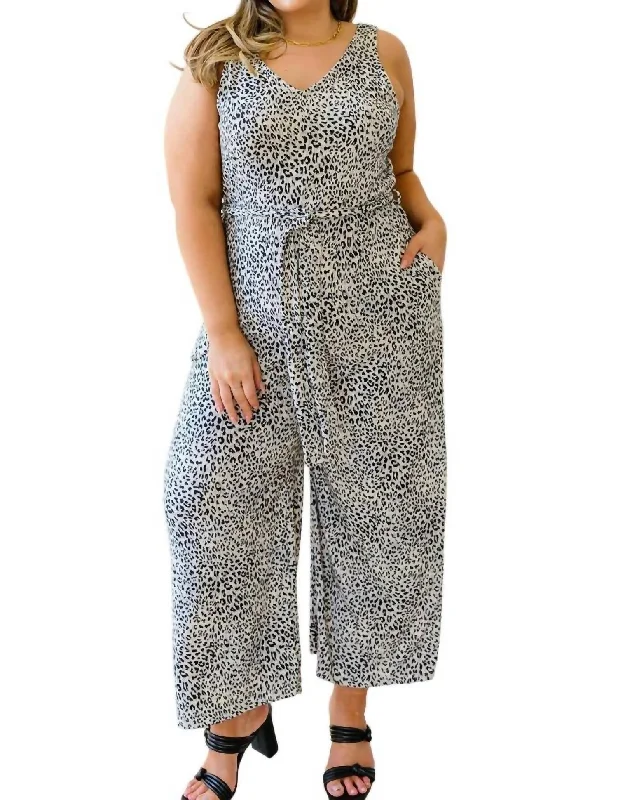 Explore What's New Wild Thing Animal Print Jumpsuit In Multi