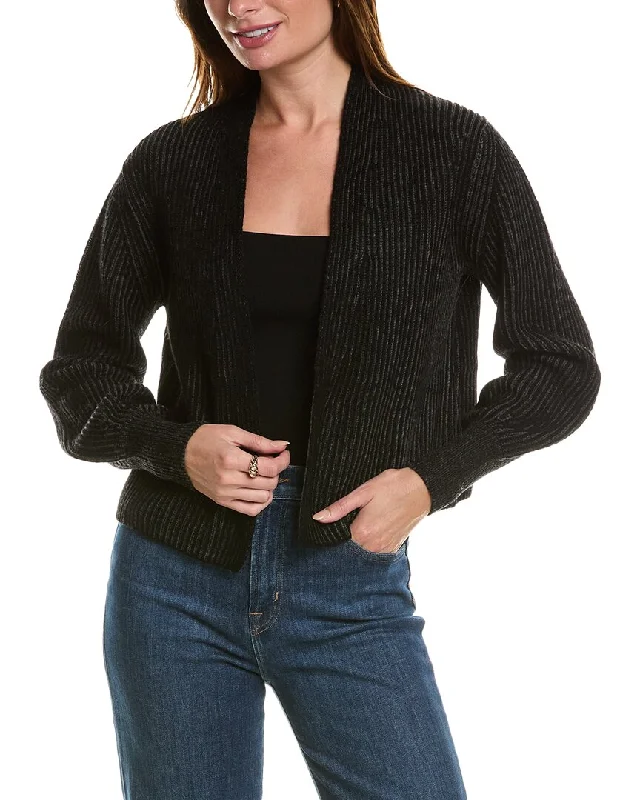 Hot Brand Discounts Forte Cashmere Plaited Wool & Cashmere-Blend Cardigan