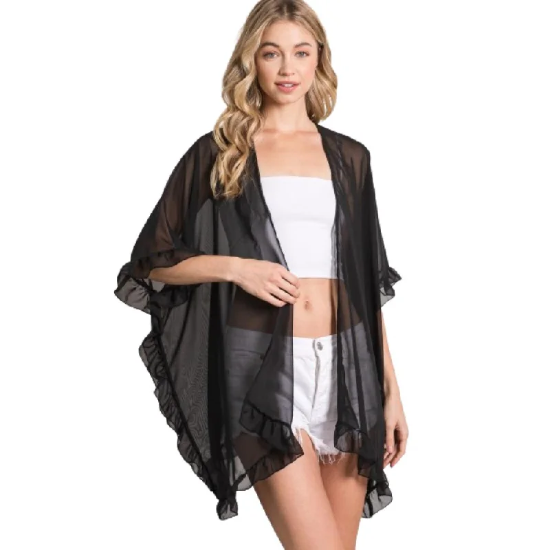 Stylish Savings Lightweight Sheer Shawl Cardigan