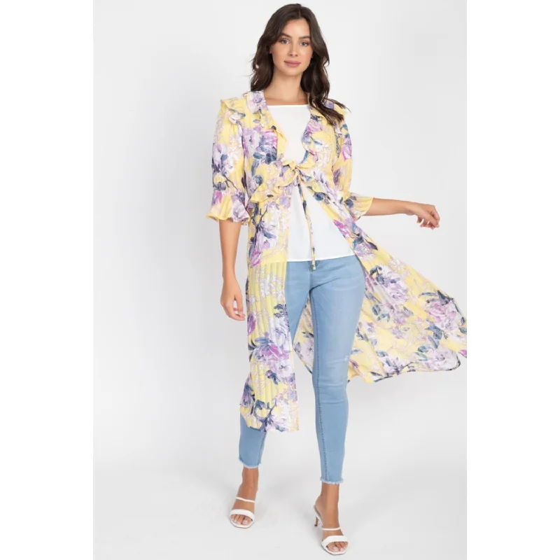 Unbeatable Deals Ruffle Robe Cardigan