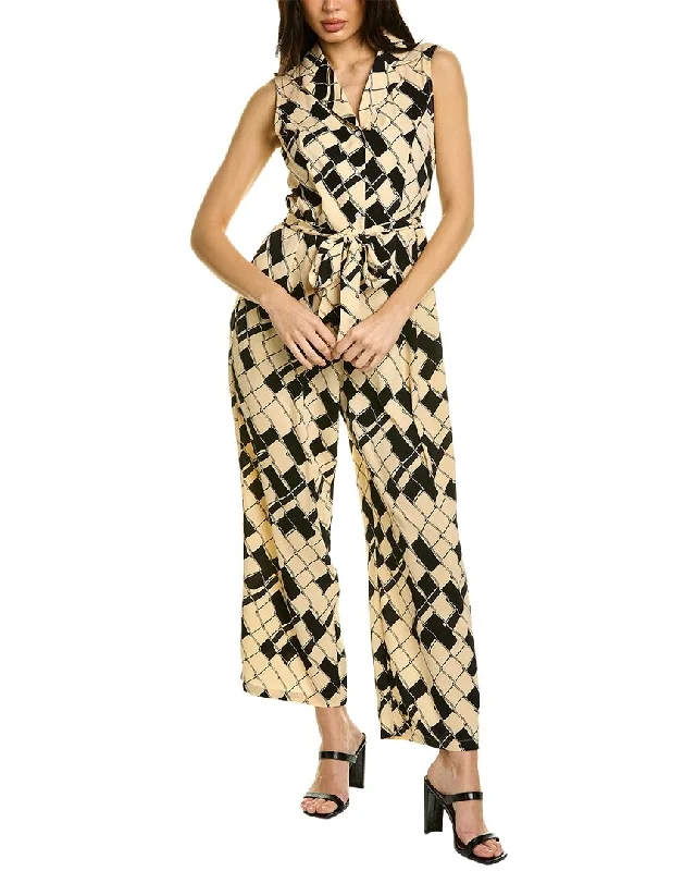 Casual Style for Busy Women Gracia Collared Wide Leg Jumpsuit