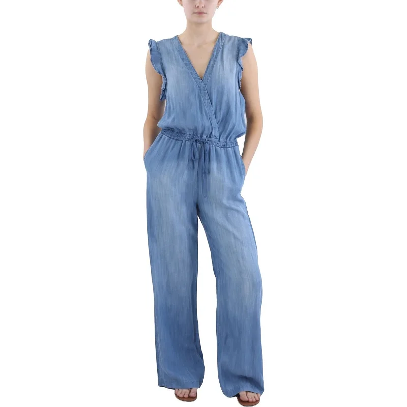 Women's Clothing for Every Occasion Womens Tencel Wide Leg Jumpsuit