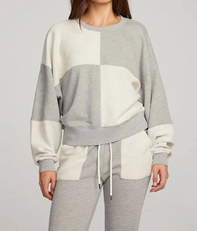 Chic Women's Clothing Online Marie Pullover In Heather Grey