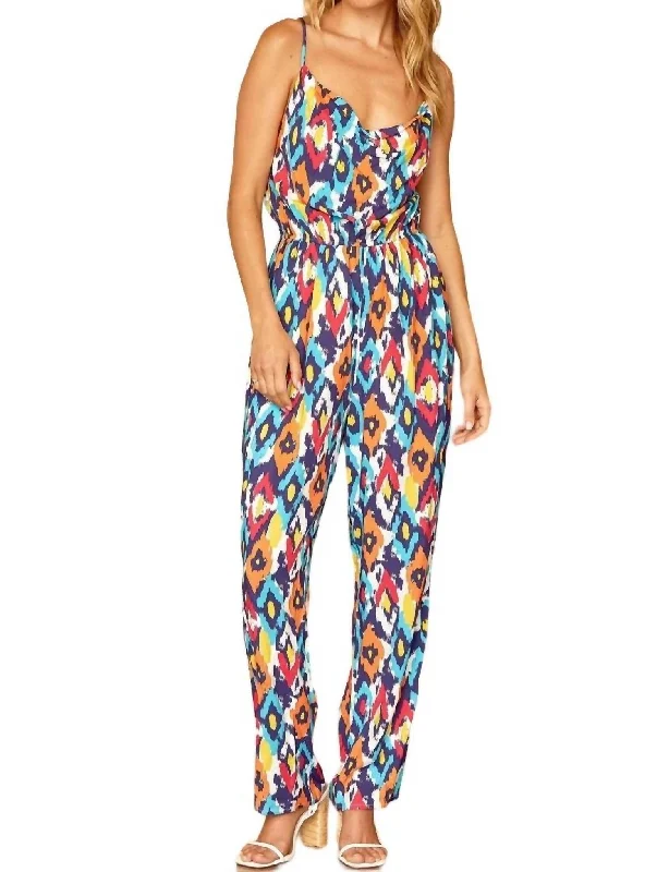 Athleisure Wear Special Offer Seek Me Out Jumpsuit In Multi