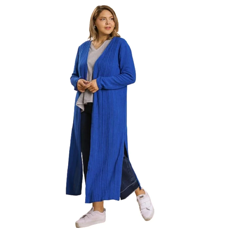 Workwear Fashion for Women Open Front Long Body Cardigan