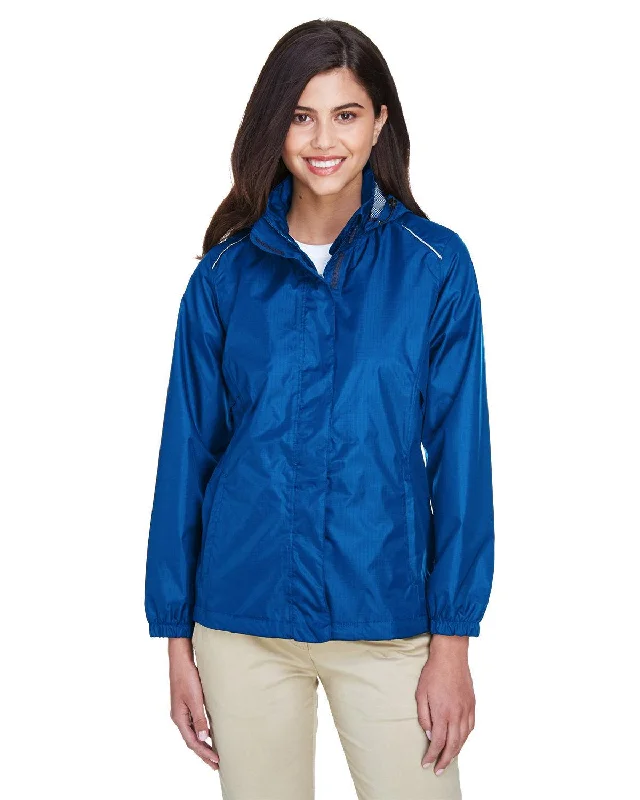 Chic Style, Always In Vogue Core 365 Ladies Climate Seam-Sealed Lightweight Variegated Ripstop Jacket