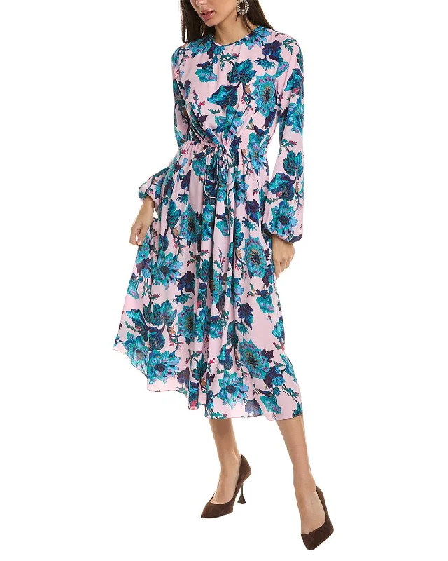 Stylish Women's Apparel Diane von Furstenberg Sydney Silk-Blend Midi Dress