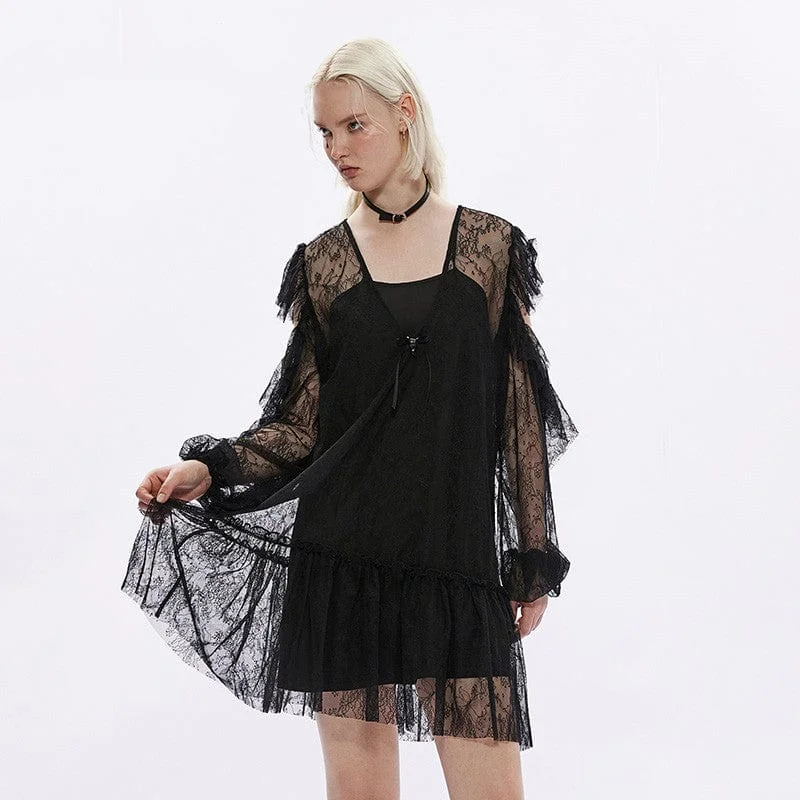 Clothes For Sale Women's Gothic Lace Doll Dress