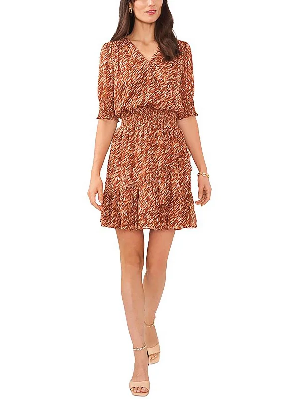 Stylish Women's Apparel Womens Printed Short Mini Dress